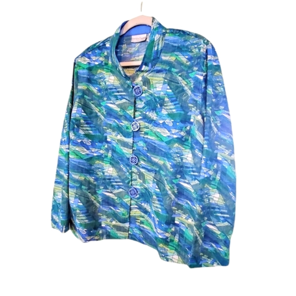 Drapers & Damons beautiful Asian flair jacket.